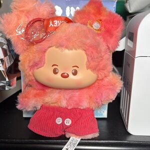 Authentic Miniso Mickey Head In The Clouds Vinyl Plush. Red Cloud